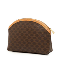 Macadam Coated Canvas Pouch