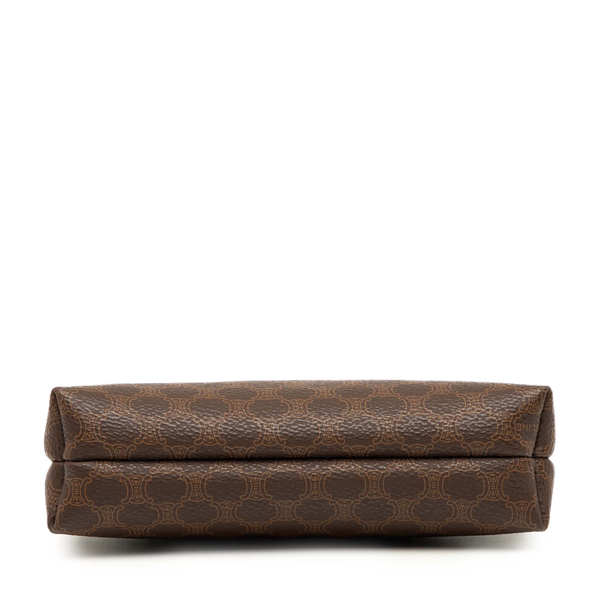 Macadam Coated Canvas Pouch