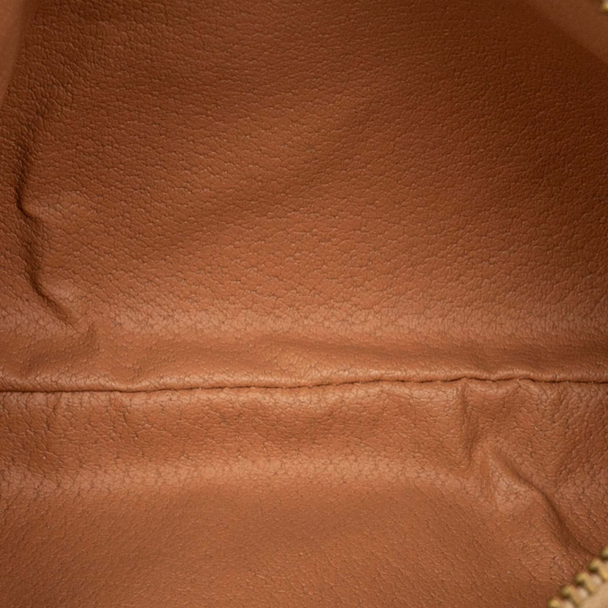 Macadam Coated Canvas Pouch