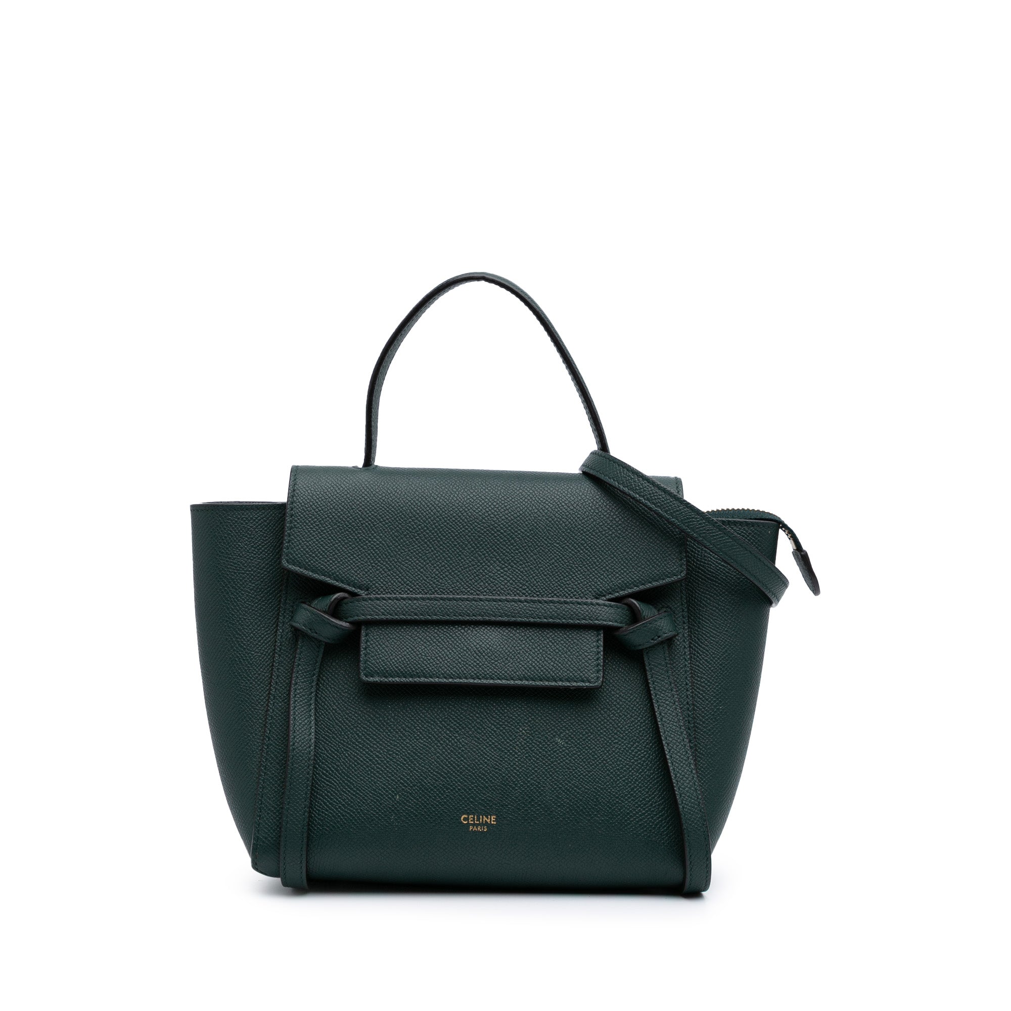 Nano Grained Calfskin Belt Bag