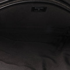 Large Diagonal Chevron Calfskin Tassel O Case Clutch