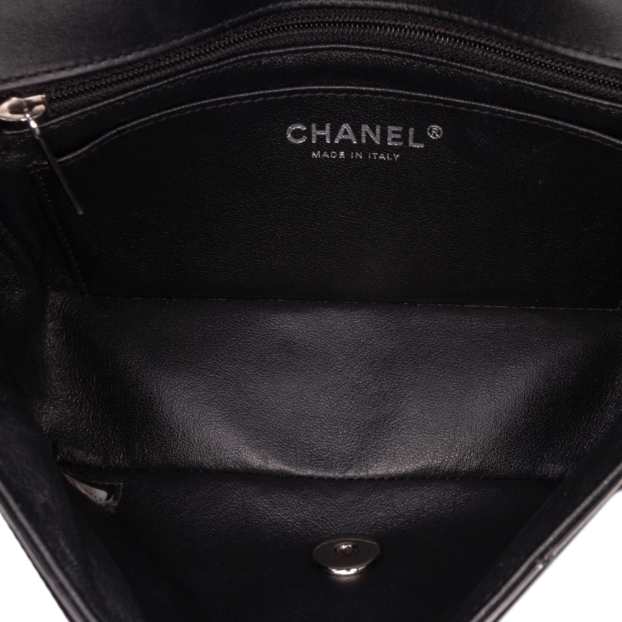 Mini Rectangular Bicolor Patent Single Flap