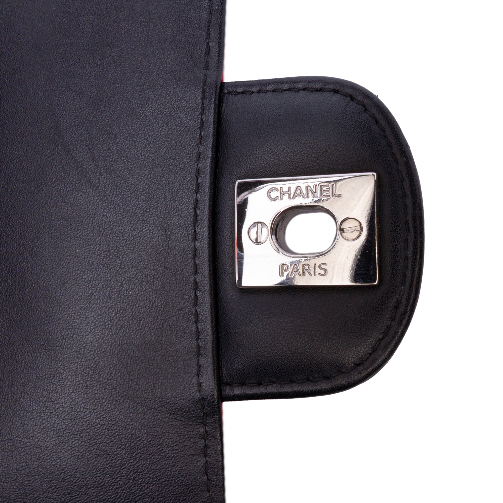Mini Rectangular Bicolor Patent Single Flap