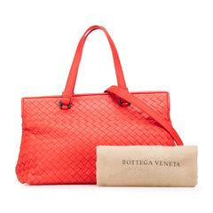 Nappa Intrecciato Satchel