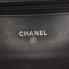 Quilted Patent Brilliant Wallet On Chain