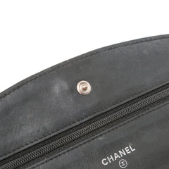 Quilted Patent Brilliant Wallet On Chain