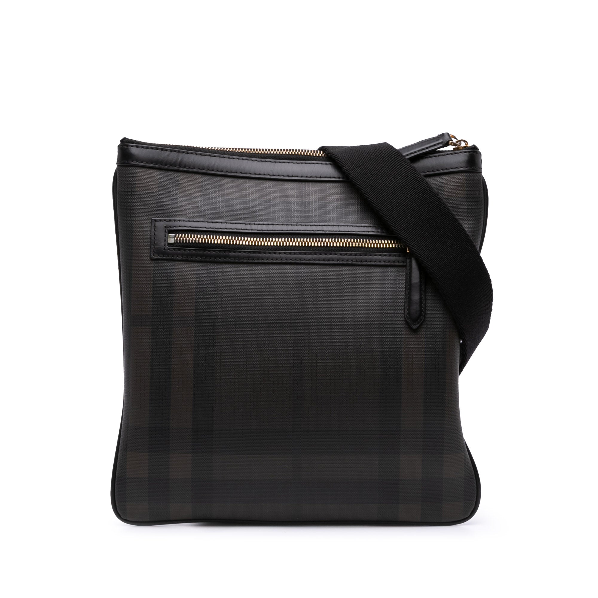 Smoke Check Coated Canvas Crossbody
