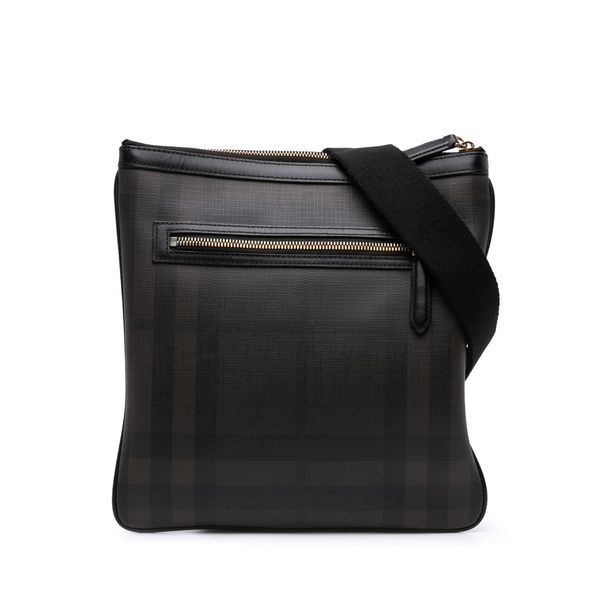 Smoke Check Coated Canvas Crossbody