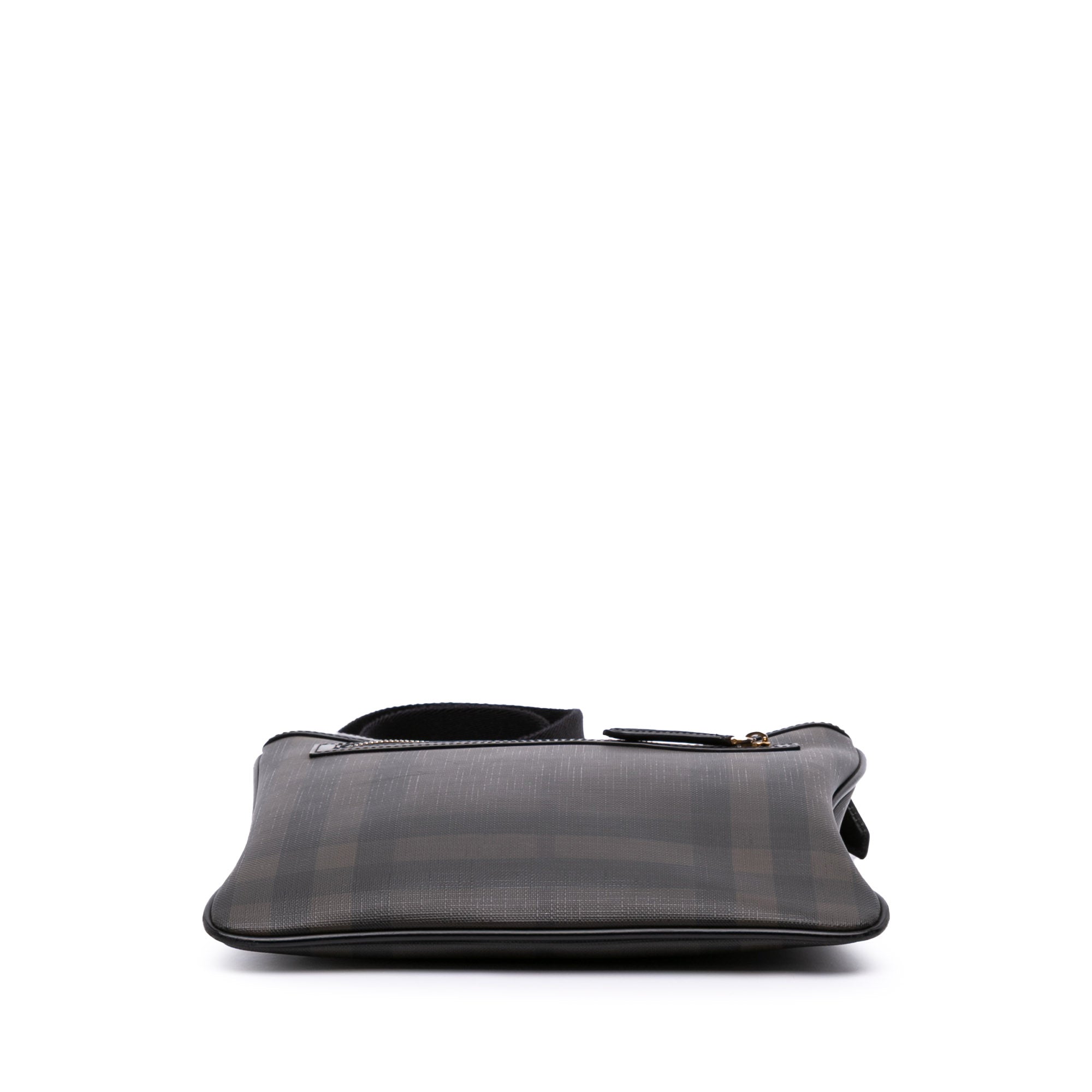 Smoke Check Coated Canvas Crossbody