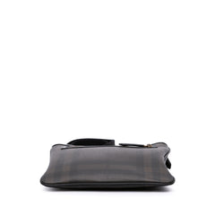 Smoke Check Coated Canvas Crossbody