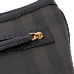 Smoke Check Coated Canvas Crossbody