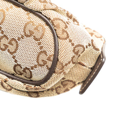 GG Canvas Bamboo Cosmetic Pouch