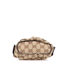 GG Canvas Bamboo Cosmetic Pouch