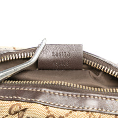 GG Canvas Bamboo Cosmetic Pouch