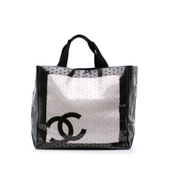 CC Quilted Cotton and PVC Punching Tote