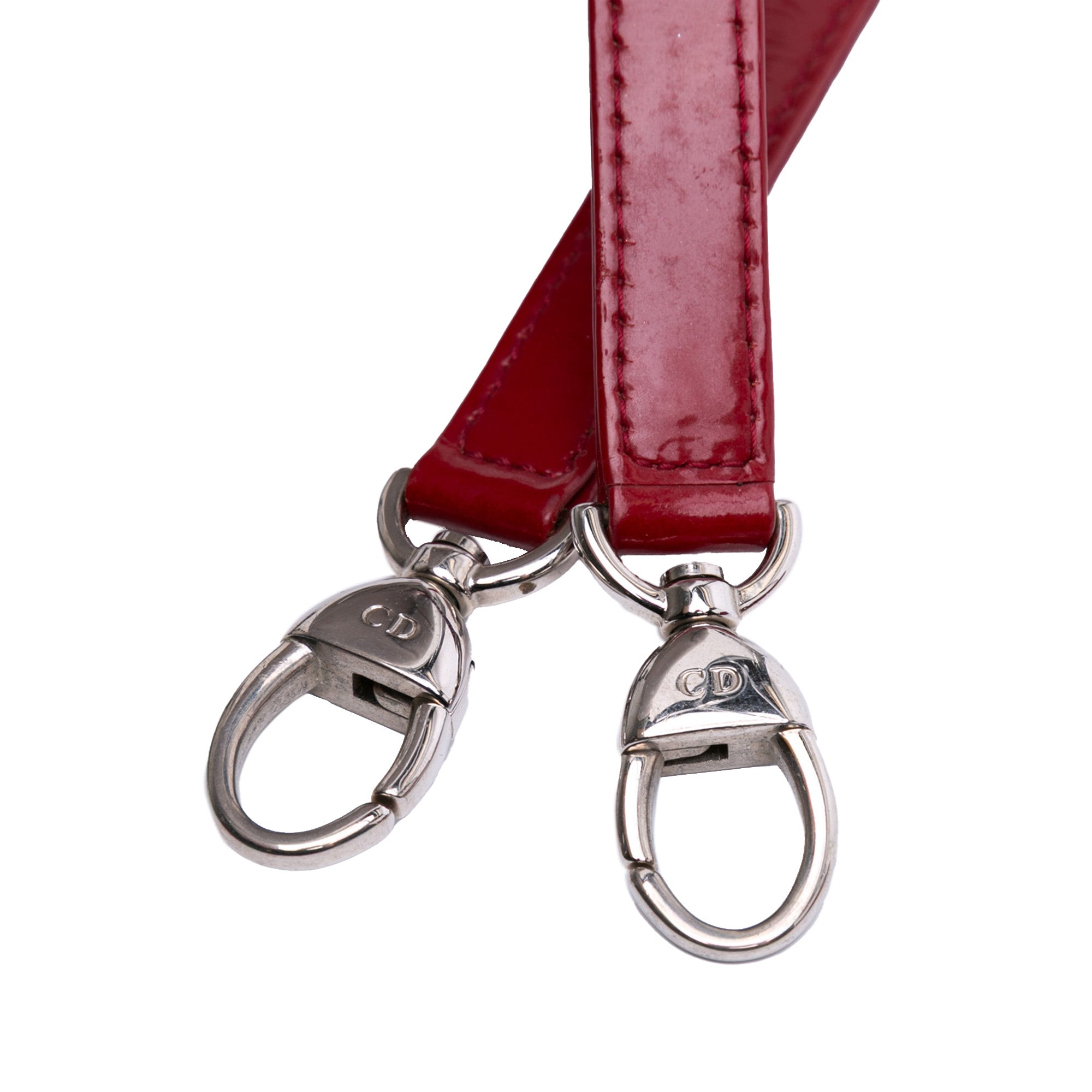 Medium Patent Cannage Lady Dior