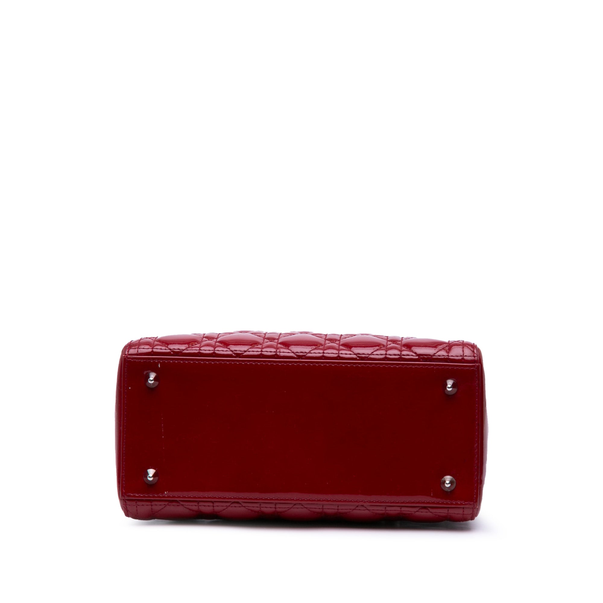 Medium Patent Cannage Lady Dior