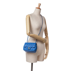 Mini Square Classic Lambskin Single Flap