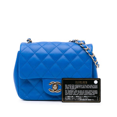 Mini Square Classic Lambskin Single Flap