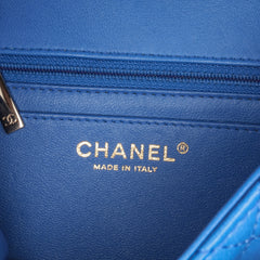 Mini Square Classic Lambskin Single Flap