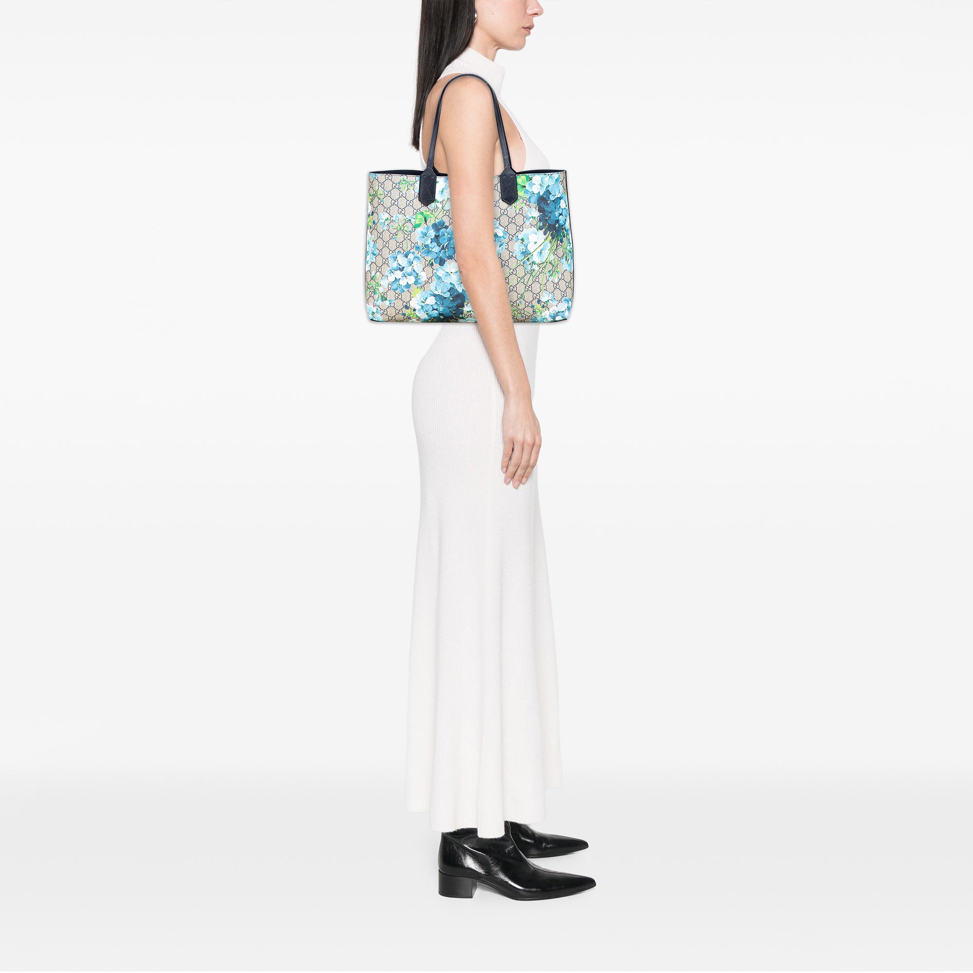 Medium GG Supreme Blooms Reversible Tote