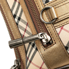 Nova Check Canvas Shoulder Bag