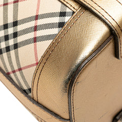 Nova Check Canvas Shoulder Bag