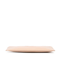 Leather Roma Zip Clutch