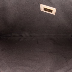 Leather Roma Zip Clutch