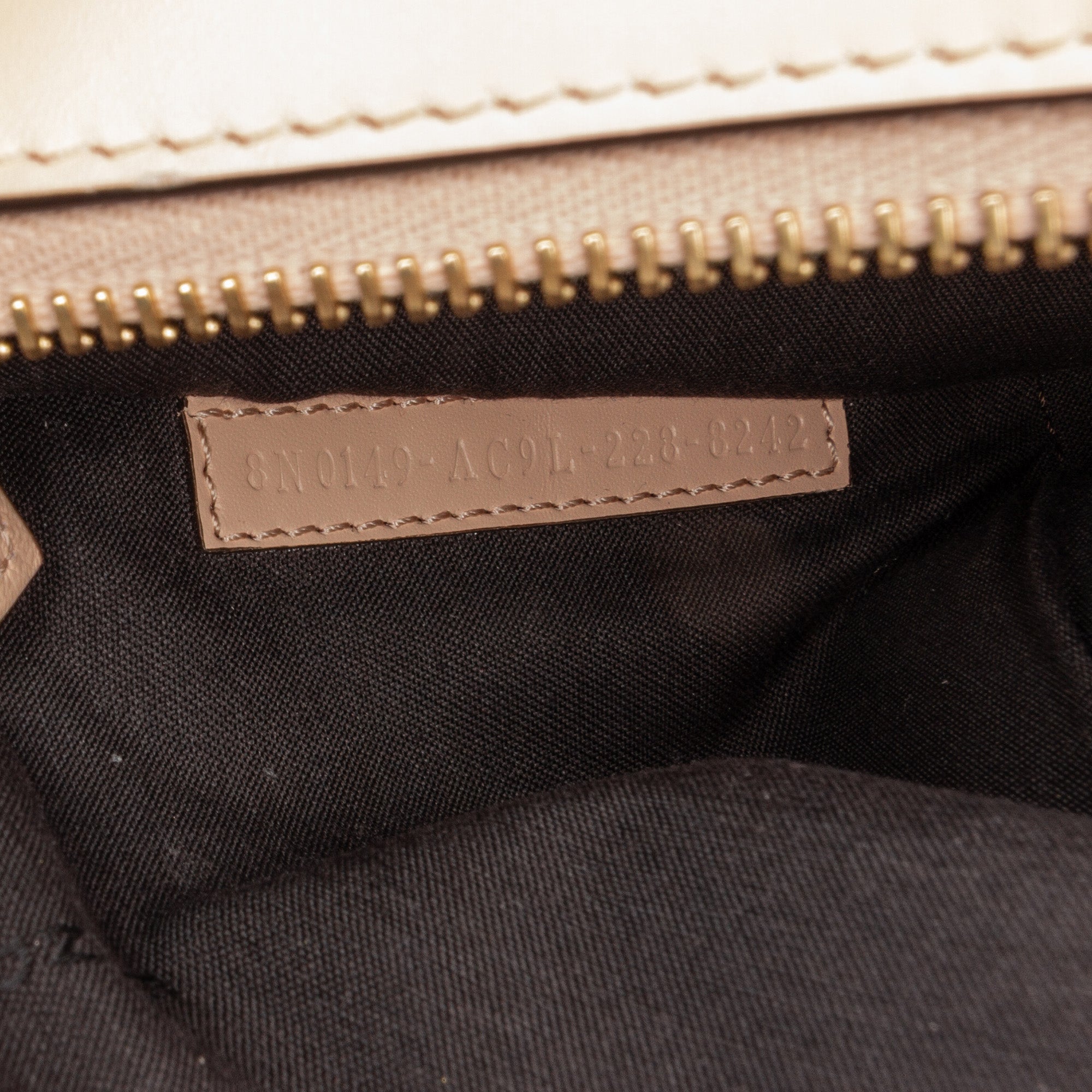 Leather Roma Zip Clutch