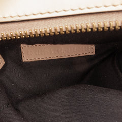 Leather Roma Zip Clutch