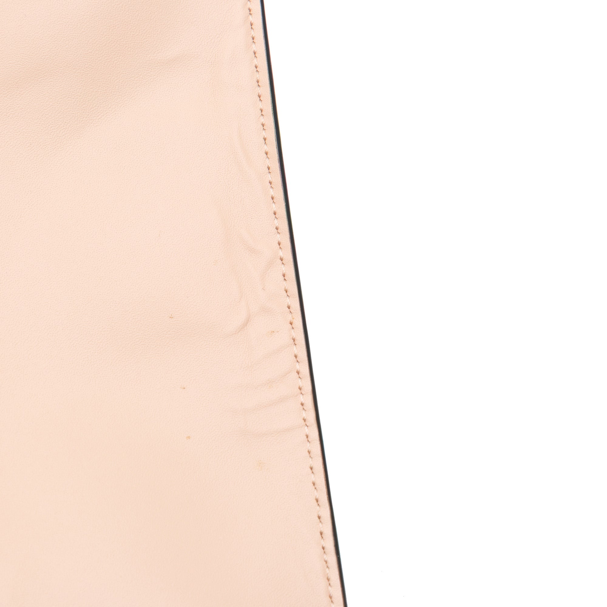 Leather Roma Zip Clutch