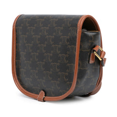 Medium Triomphe Coated Canvas Folco Crossbody
