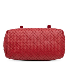 Small Nappa Intrecciato Roma Satchel