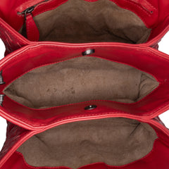 Small Nappa Intrecciato Roma Satchel