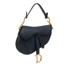 Mini Grained Calfskin Saddle Bag