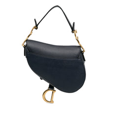 Mini Grained Calfskin Saddle Bag