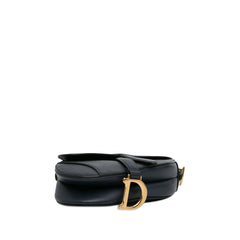 Mini Grained Calfskin Saddle Bag