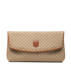 Macadam Coated Canvas Clutch