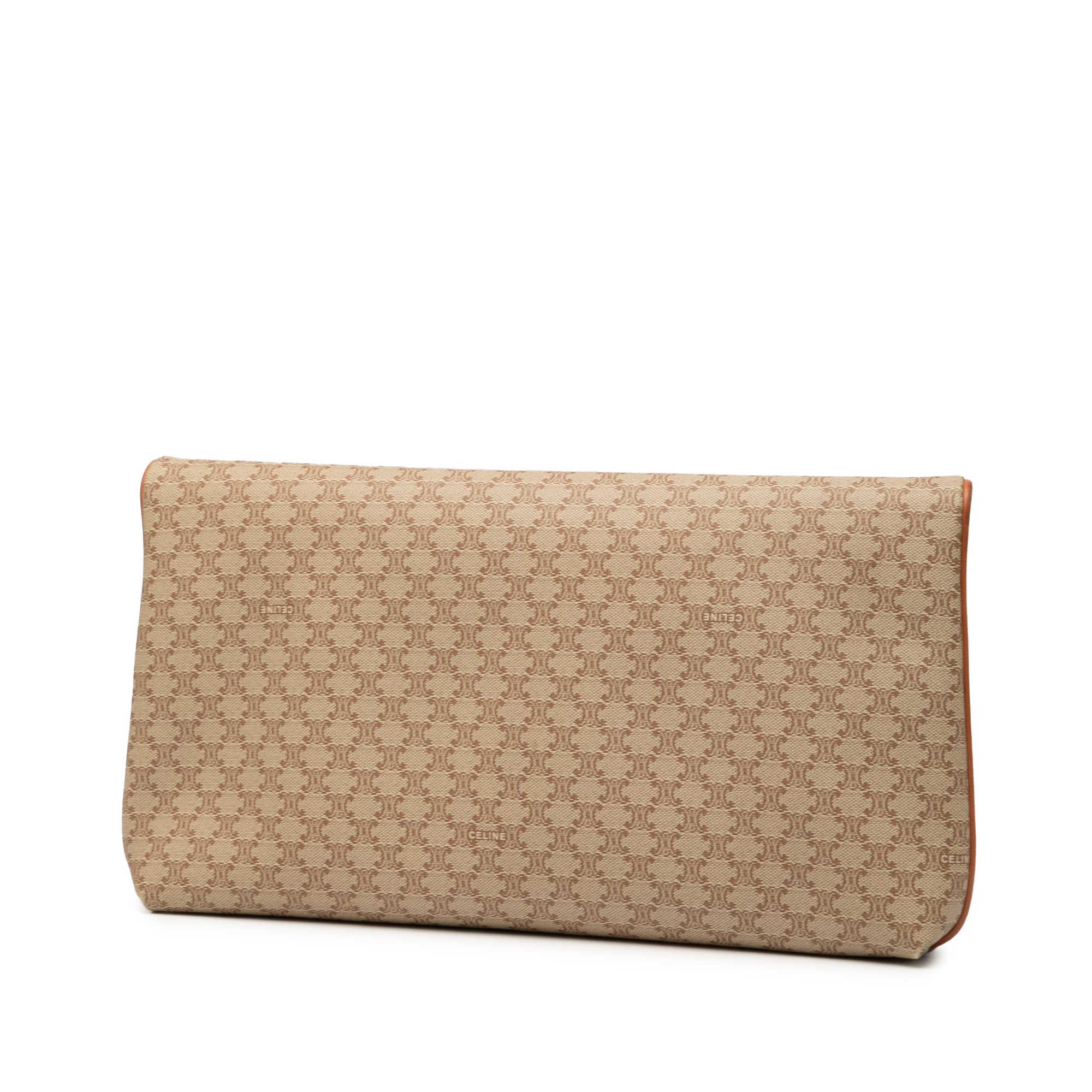 Macadam Coated Canvas Clutch