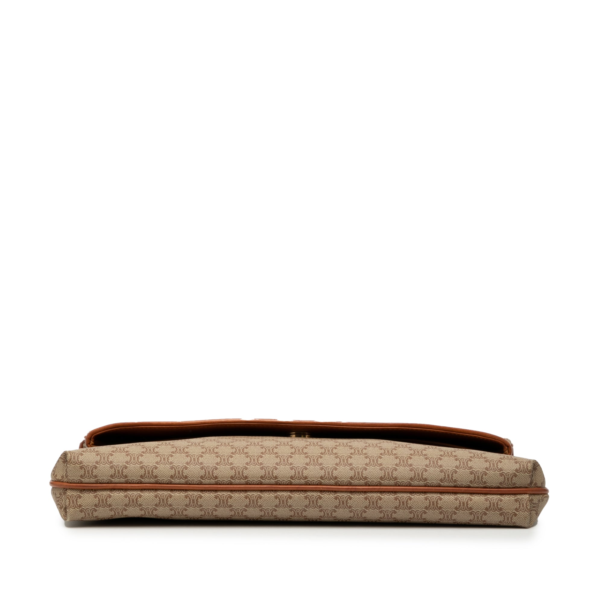 Macadam Coated Canvas Clutch