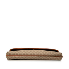 Macadam Coated Canvas Clutch