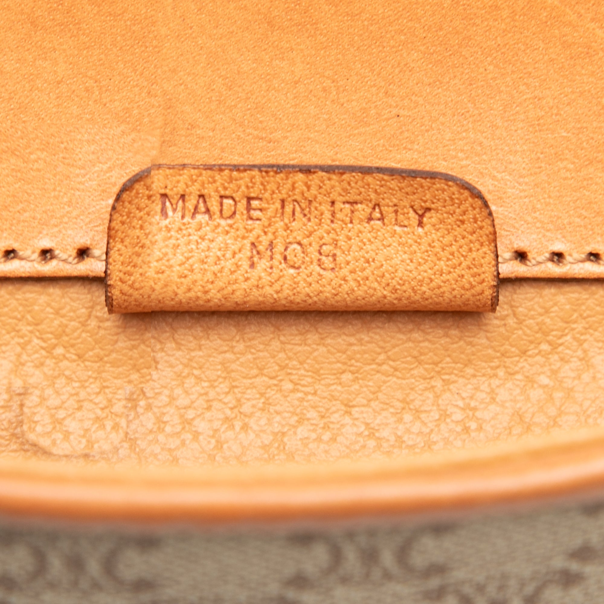 Macadam Coated Canvas Clutch