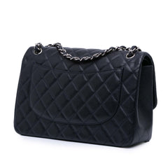 Jumbo Classic Caviar Double Flap
