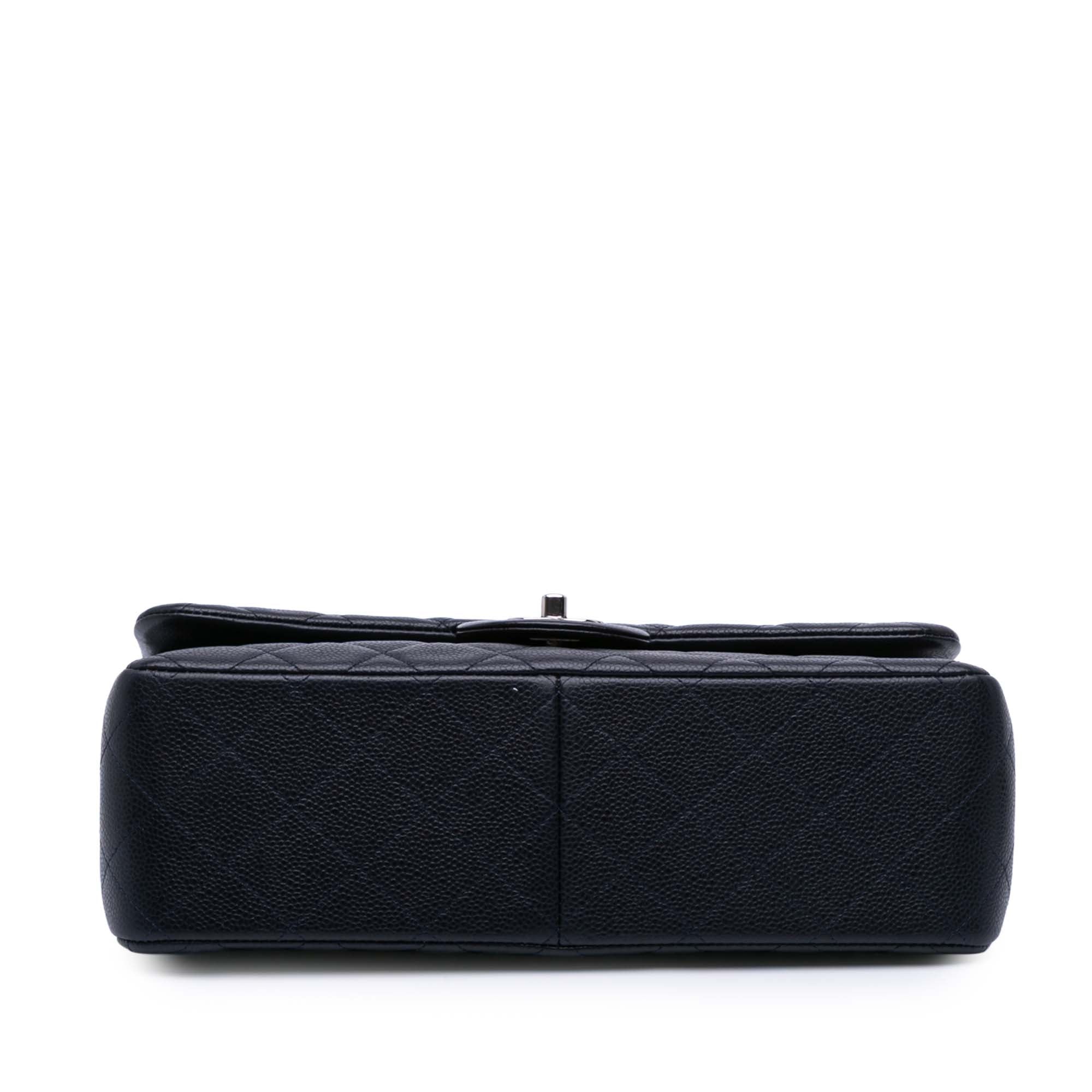 Jumbo Classic Caviar Double Flap
