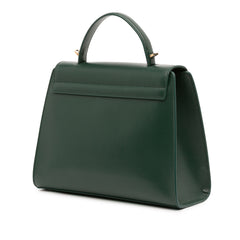 Leather Gancini Thalia Flap Top Handle Bag