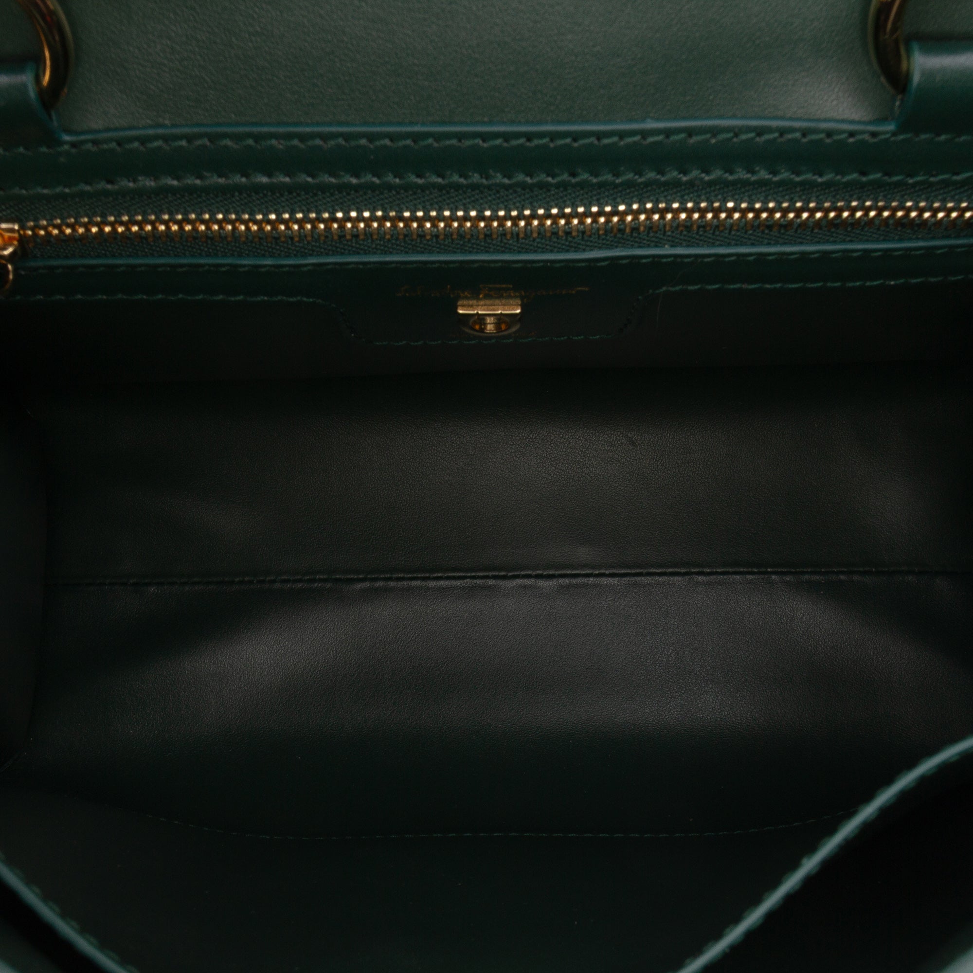 Leather Gancini Thalia Flap Top Handle Bag
