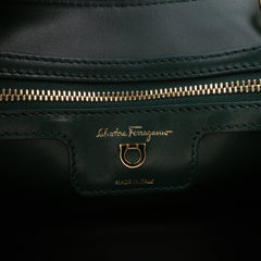 Leather Gancini Thalia Flap Top Handle Bag