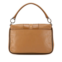 Vitello Drive Perforated Handbag