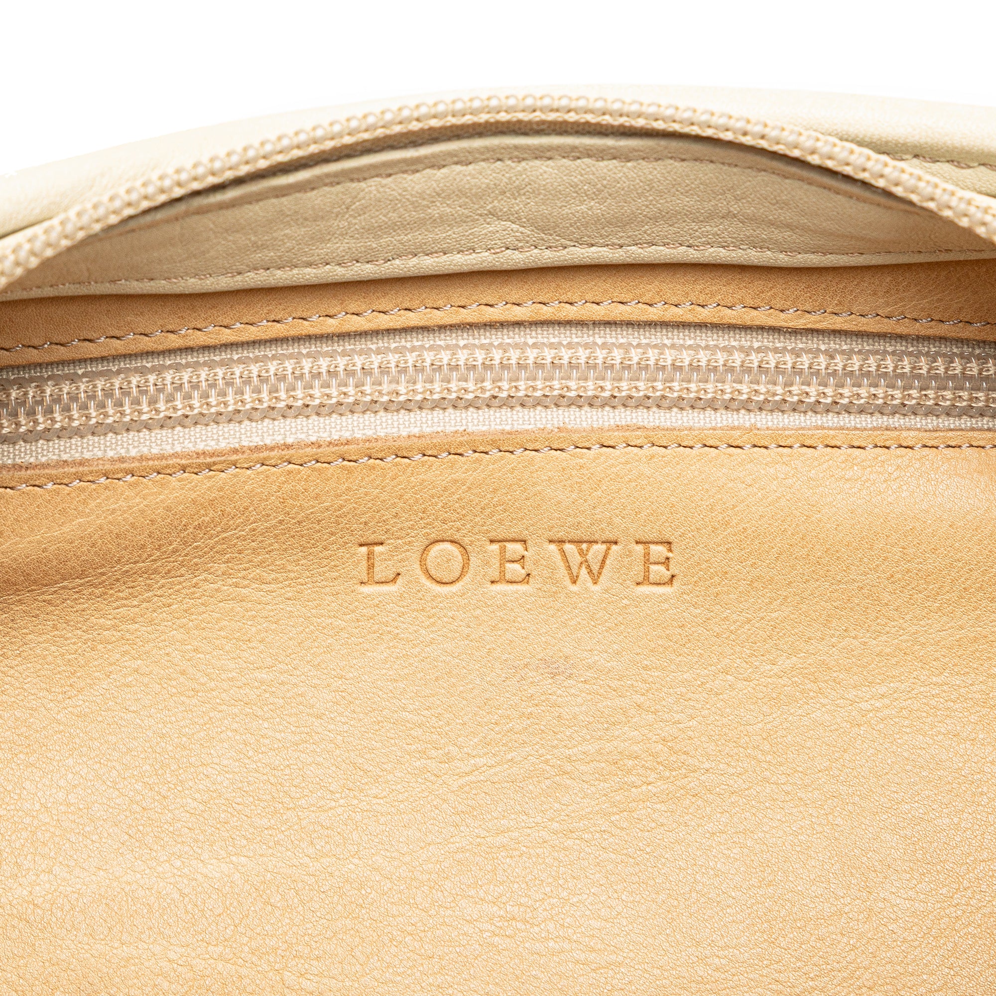 Suede Anagram Shoulder Bag